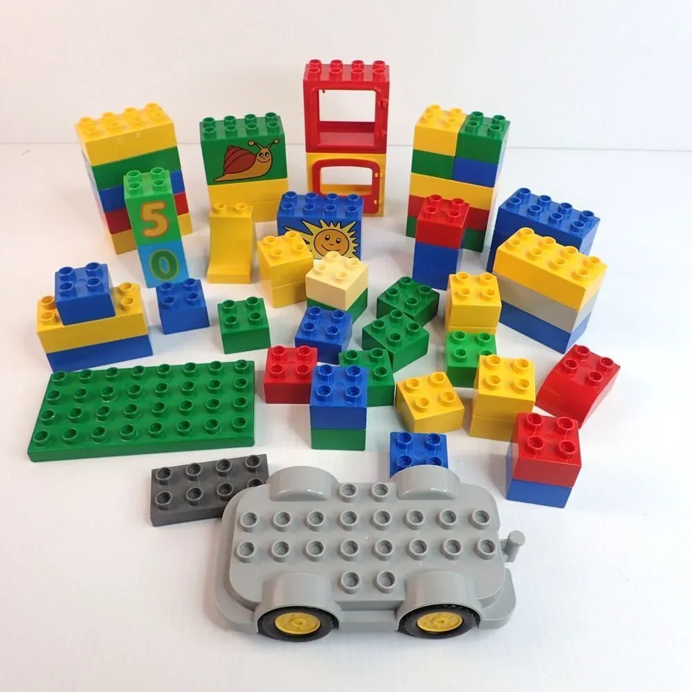 Lego Duplo Assorted Parts and Piece Lot of 60 Pieces GENUINE LEGO
